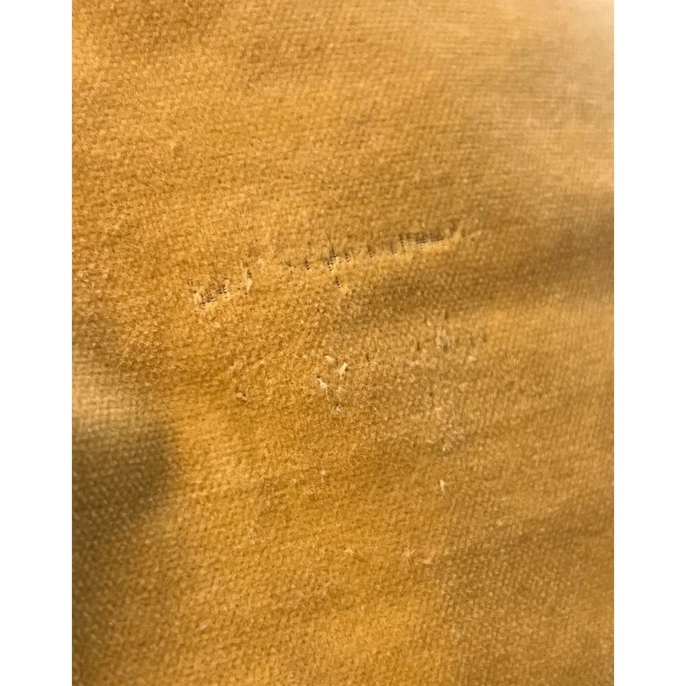 WEST ELM Yellow Velvet Studded Pillow Cover 20